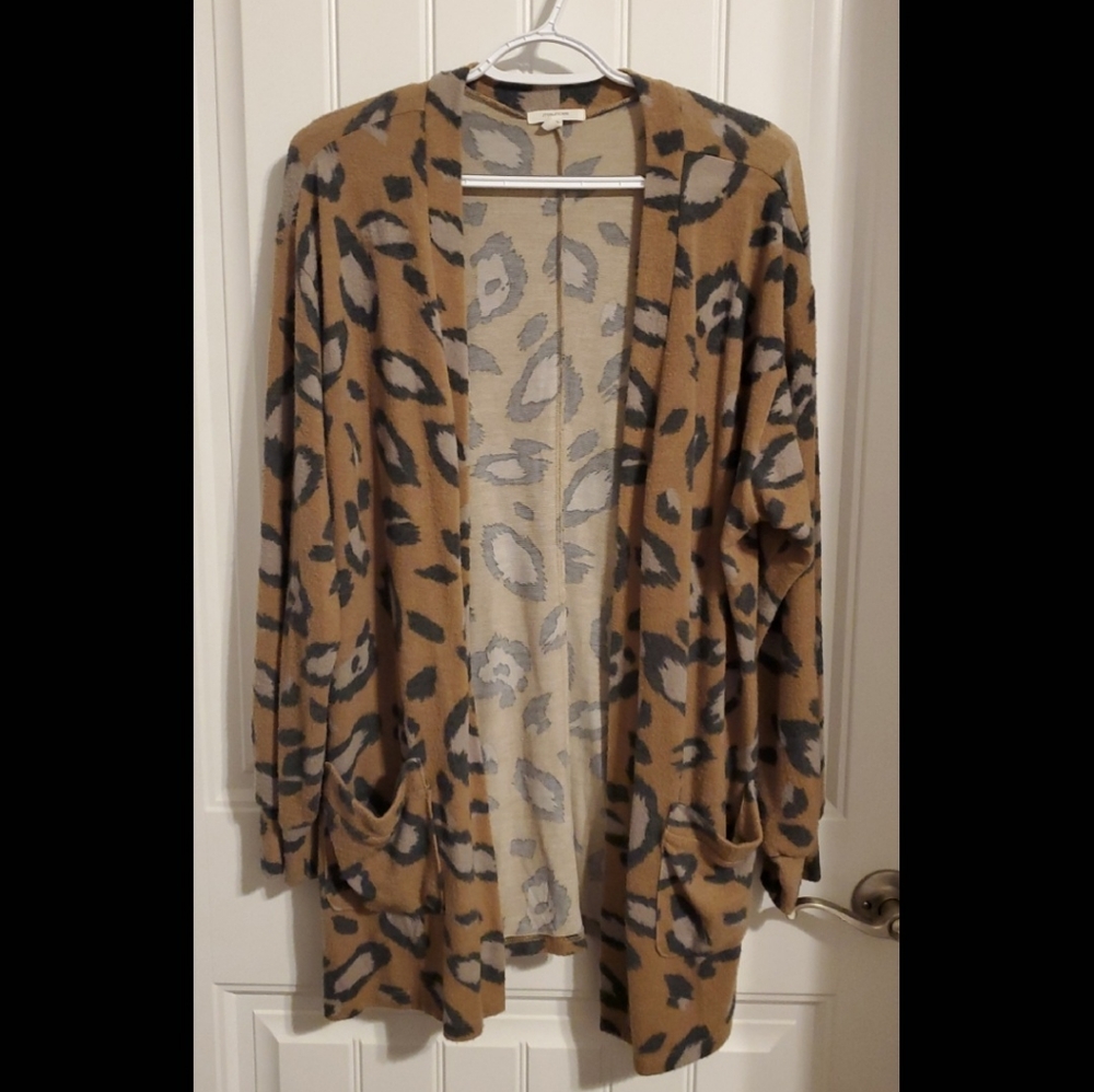 Leopard Print Cardigan